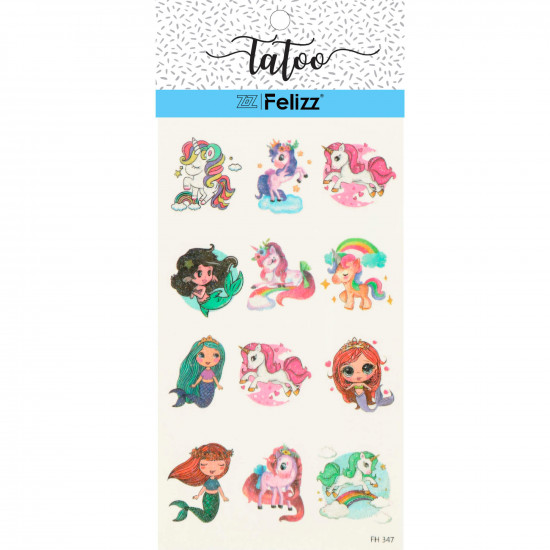 Tatuajes efímeros al por mayor, para profesionales FH347 - Felizz