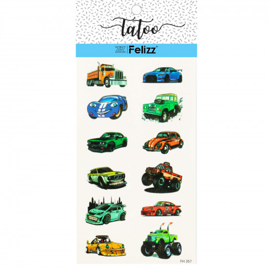 Tatuajes efímeros al por mayor, para profesionales FH357 - Felizz