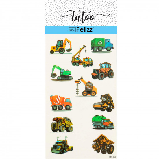 Wholesale ephemeral tattoos, for professionals FH358 - Felizz