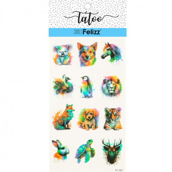 Tatuajes efímeros al por mayor, para profesionales FH362 - Felizz