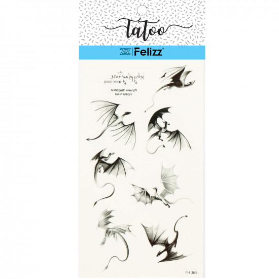 Tatuajes efímeros al por mayor, para profesionales FH365 - Felizz