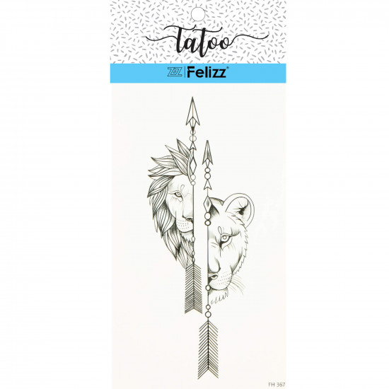 Wholesale ephemeral tattoos, for professionals FH367 - Felizz