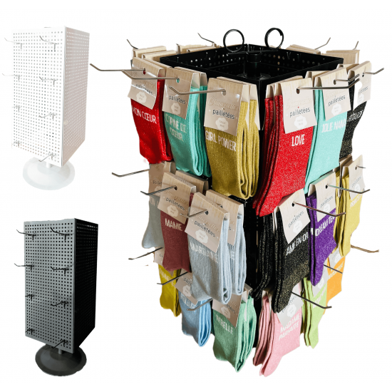 Chaussettes à paillettes 4 faces (Présentoir) | Felizz