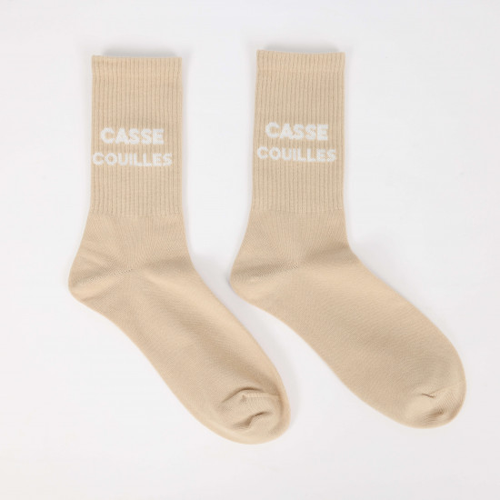 Proveedor de calcetines con mensaje, modelo CASSE COUILLES