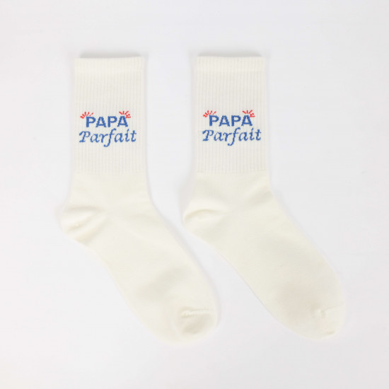 Proveedor de calcetines con mensaje, modelo PAPA PARFAIT