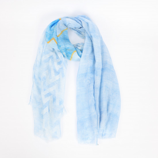 Foulard long nuances de bleu, fournisseur foulard Felizz