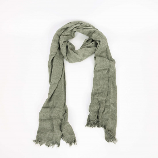 Long khaki scarf, scarf supplier Felizz
