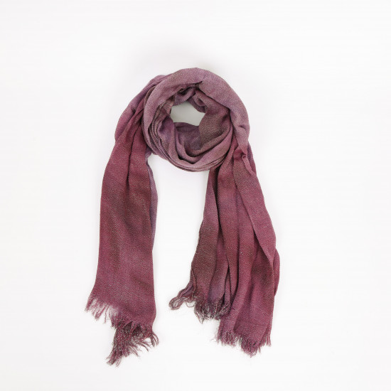 Foulard long bordeaux pailleté, fournisseur foulard Felizz
