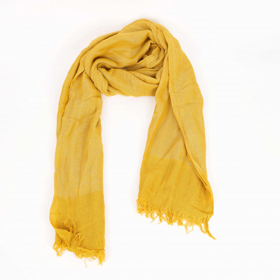 Foulard long jaune pailleté, fournisseur foulard Felizz
