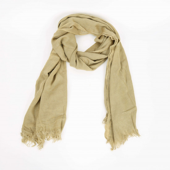 Foulard long crème beige pailleté, fournisseur foulard Felizz