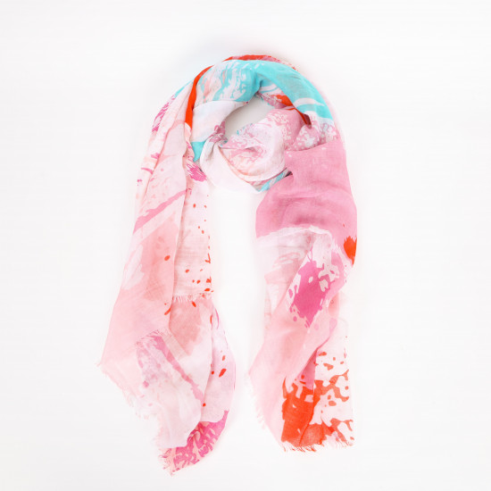 Foulard long nuances de rose, fournisseur foulard Felizz