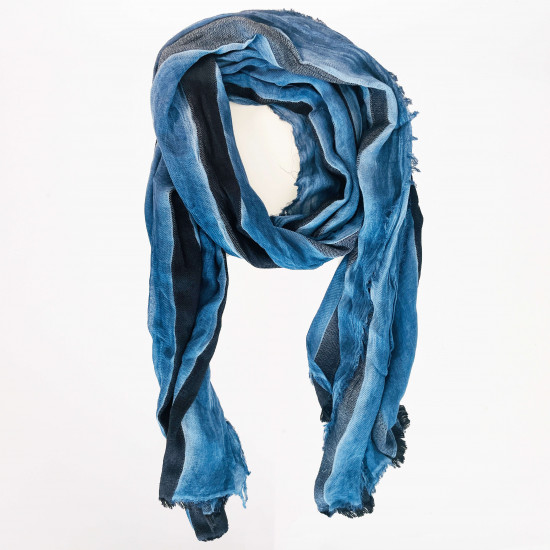 Long dark blue scarf, scarf supplier Felizz