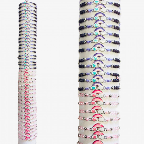 Grossista di braccialetti di moda su tubo alla moda, modello GA2165 - Felizz