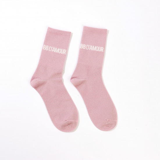 Accessoires tendance : chaussettes à paillettes BB D'AMOUR en gros
