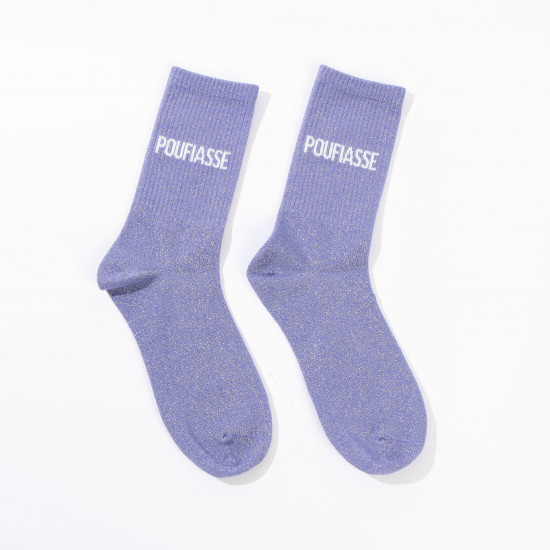 Chaussettes à paillettes POUFIASSE pour concept stores & boutiques