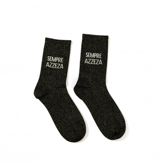 Mayorista de accesorios divertidos: calcetines de purpurina SEMPRE AZZEZA