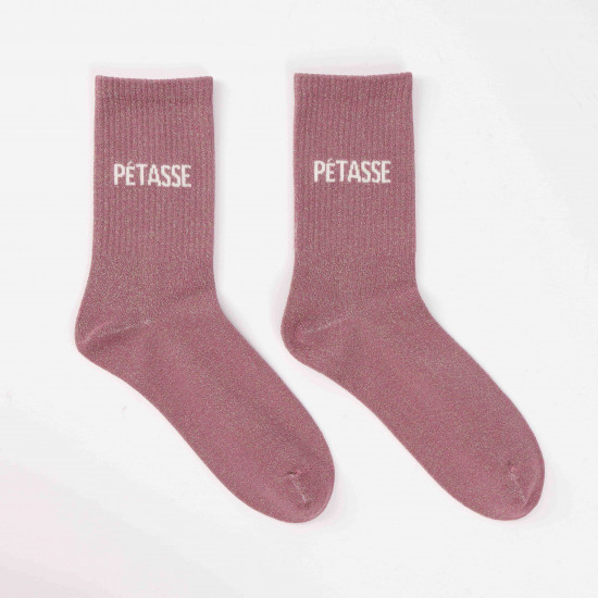 Calcetines de lentejuelas para mujer PÉTASSE - Stock Inmediato