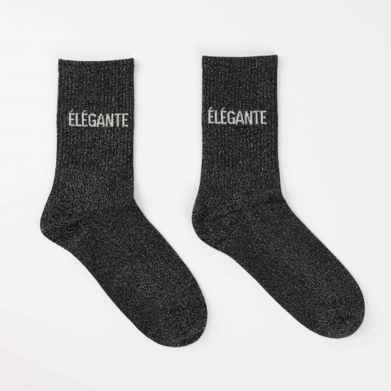 Glänzende Modeaccessoires - Paillettensocken ÉLÉGANTE