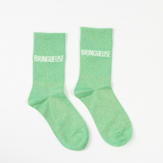 Trendy BRINGUEUSE glitter socks - Best seller of the moment at FELIZZ