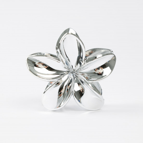 Haarklammern Blume Silber - Trendy Accessoires Großhandel