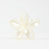 Fermaglio per capelli con fiore bianco perlato
