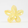 Haarklammern Blume Perlmuttgelb
