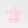 Fermaglio per capelli con fiore rosa perlato