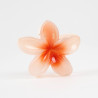 Flower hair clip Orangé