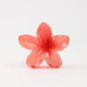 Pince à cheveux fleur Saumon