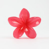 Pinza para el pelo con flor rosa frambuesa