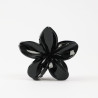 Black flower hair clip