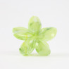 Haarklammern Blume Marmor grün