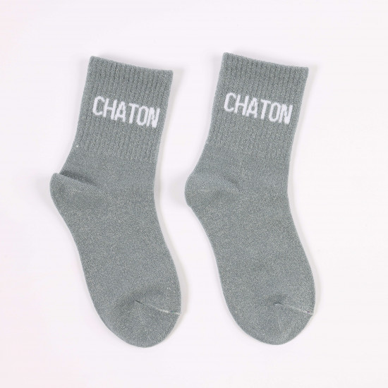 Supplier sequin socks small size, model CHATON