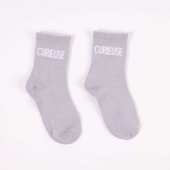 Fournisseur chaussettes paillettes petite taille, modèle CURIEUSE