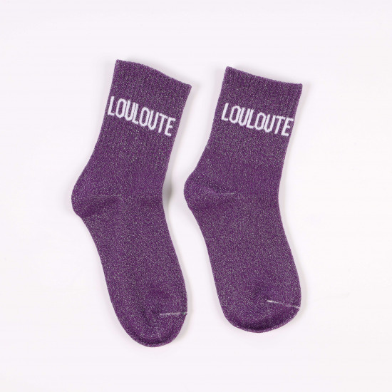 Anbieter von Pailletten-Socken in kleinen Größen, Modell LOULOUTE