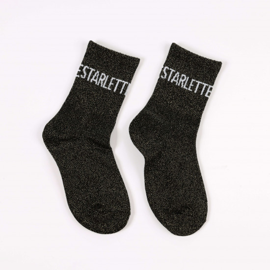 Supplier sequin socks small size, model STARLETTE