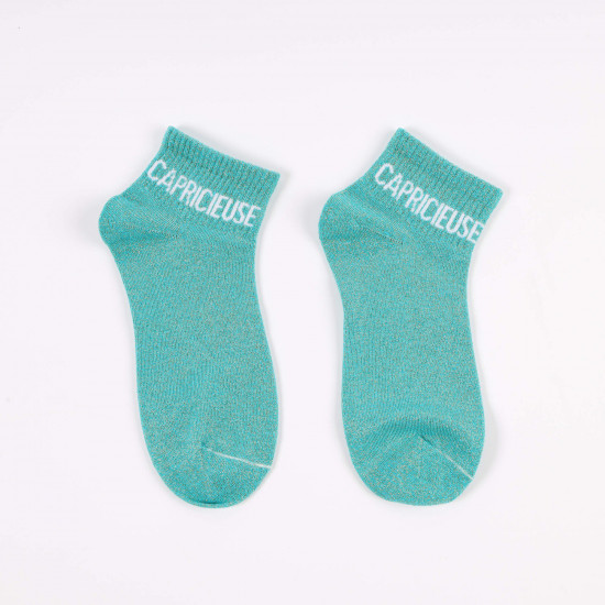 Chaussettes messages pailletées pas chères