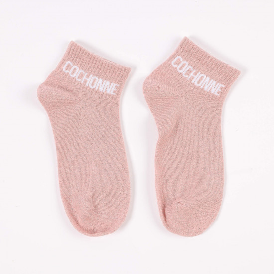 Humorous sequined socks