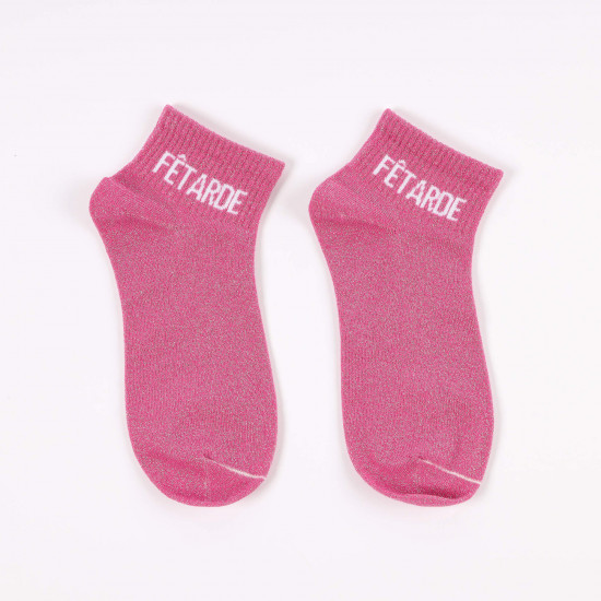 Glitter socks & trendy messages