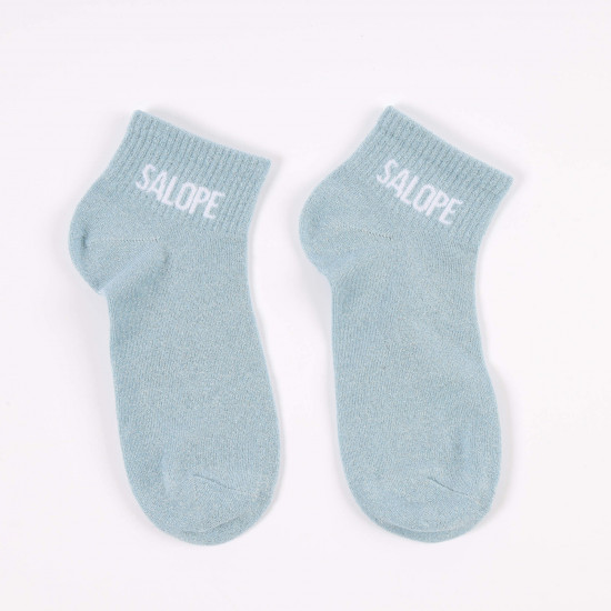 Socquettes pailletées en coton doux