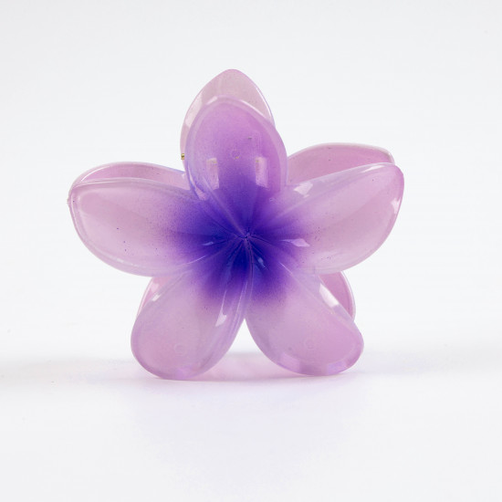 Professionnel : pinces à cheveux fleur mauve en stock