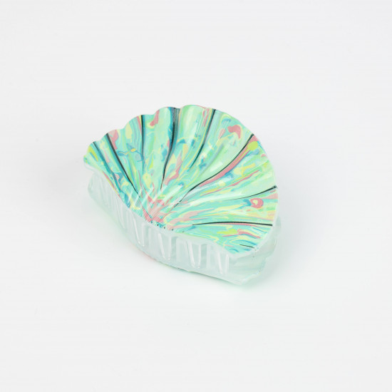 FELIZZ - Green shell hair clips for professionals
