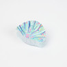 Pince à cheveux Coquillage bleu