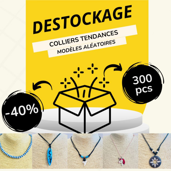 Trendy necklaces clearance pack - 300 pieces