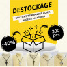 Pack colliers tendances acier destockage 300 pièces