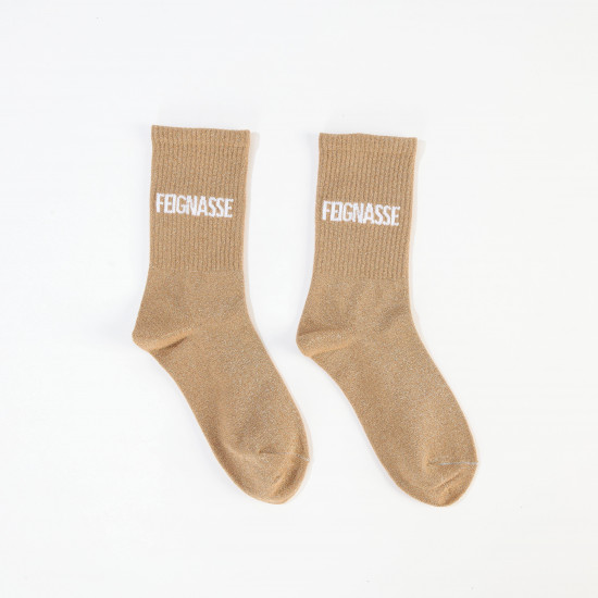 Chaussettes à paillettes femme Feignasse ✨ | Felizz
