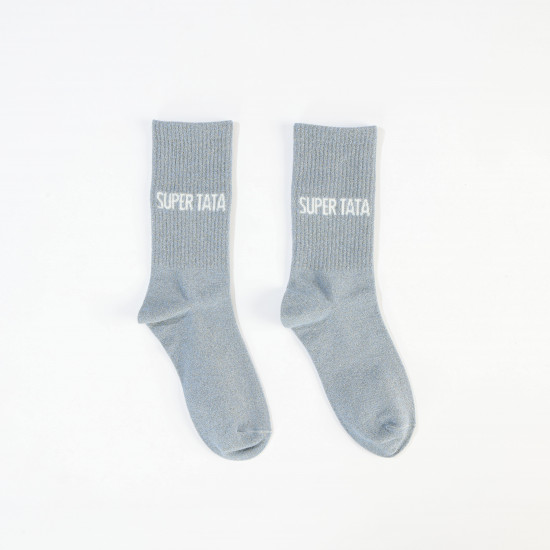 Calze glitterate da donna Super Tata ✨ | Felizz