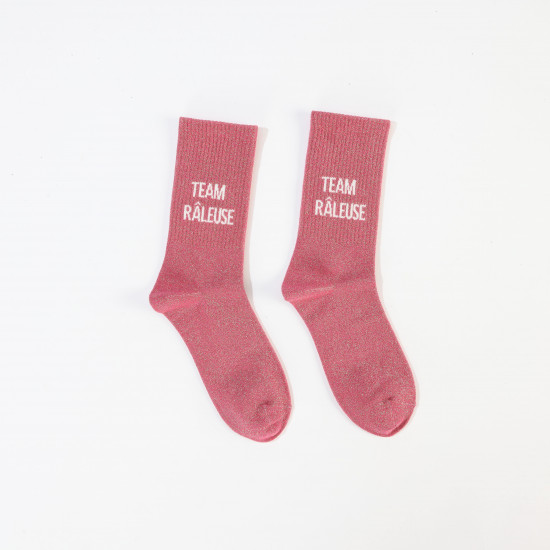 Women's glitter socks Team Râleuse ✨ | Felizz