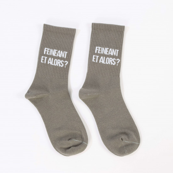 Men's socks with Feineant Et Alors? message ???? | Felizz
