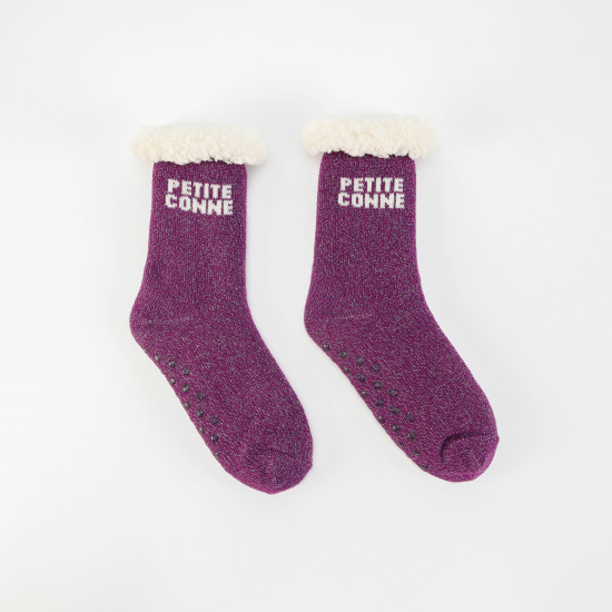 Weiche Wintersocken für Frauen mit Paillettenmuster